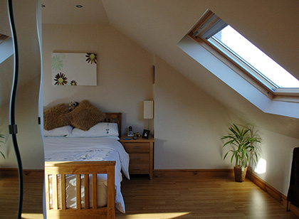 Loft conversion bedroom